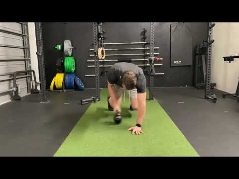 Bear Plank Pull Through