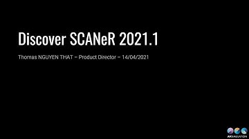 Discover SCANeR 2021.1!