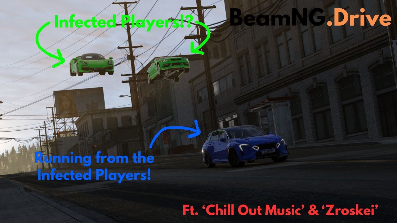 BeamNG Drive - BeamMP Car Infection Chaotic & Captivating Gameplay - Beam Incinerator Gaming