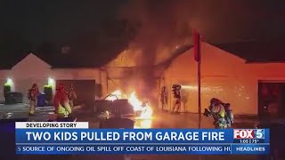 2 Children Hurt In Serra Mesa Garage Fire
