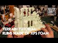 Terrain Tutorial: Easy Ruined Buildings Of XPS-Foam