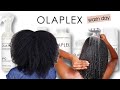 Using Olaplex Hair Products for the First time on My type 4 hair | OLAPLEX BEFORE AND AFTER REVIEW