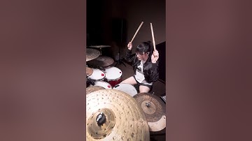 Apt. - Rosé & Bruno Mars drum cover #drummergirl #femaledrummer #drummer #tarnsoftwhip #drumcover