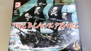 Immersive assembly of the Black Pearl Building Blocks of the Caribbean Pirates 🏴‍☠️