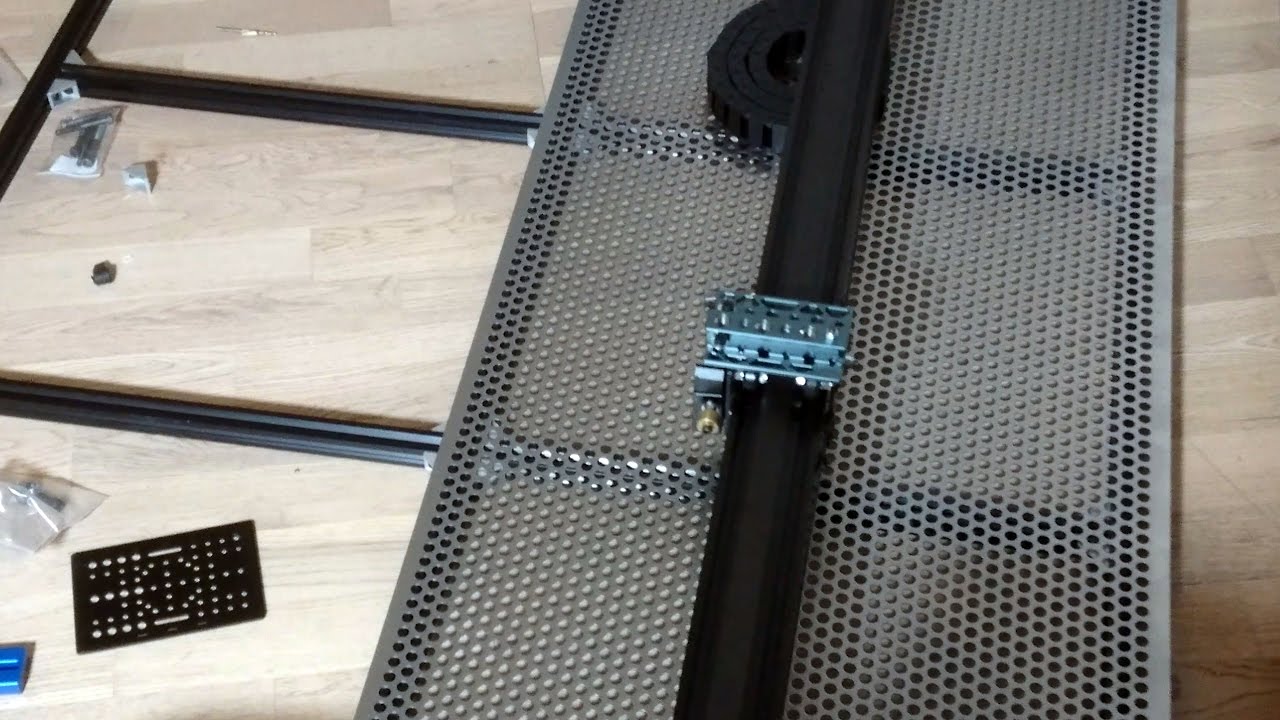 Large format DIY laser engraver build using Vslot Linear Actuator kit