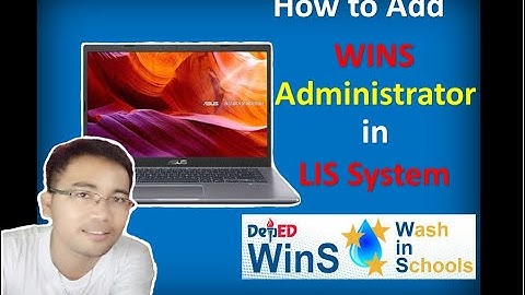 How To Add WINS Administrator in LIS l Radz Tutorial Vlogs