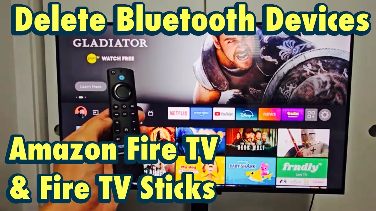 Amazon Fire TV & Fire TV Sticks: How Delete/Unpair Bluetooth Devices (Headphones, Earbuds, etc)