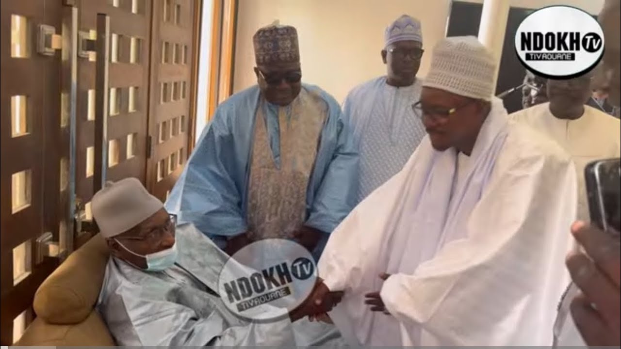 LA VISITE DE SERIGNE BASS ABDOU KHADRE MBACKÉ A LA MAISON DU KHALIF GENERAL DES  TIDIANE