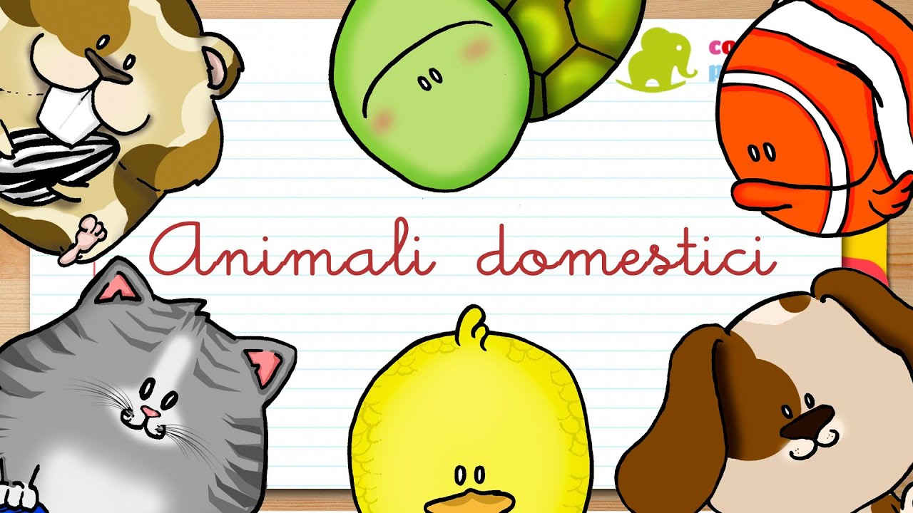 MASCOTAS en ITALIANO para niños