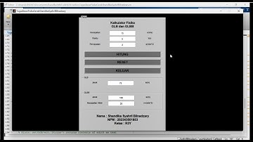 Tugas Besar Fisika Gerak Membuat kalkulator fisika gerak  GLB dan GLBB menggunakan Matlab 1853