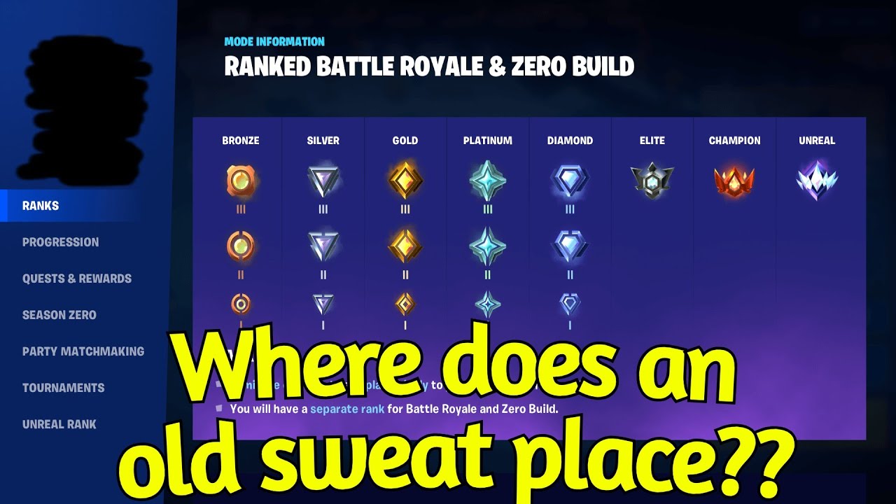 Old Fn Ranks Old sweat trying new ranked Fortnite! (first video in almost 2 years ...