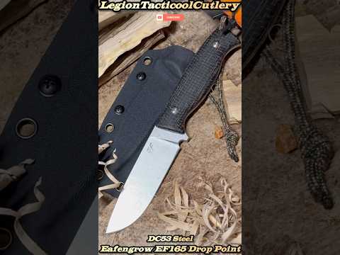 Eafengrow EF165 Drop Point in DC53 Steel