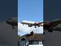 Virgin Atlantic VS12 Boeing 787 9 G VOWS Landing Heathrow BOS to LHR #planeshorts #aviationshorts