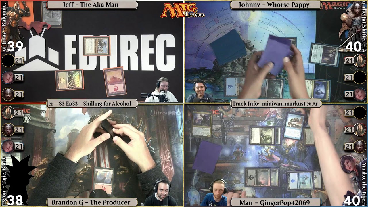 games people play Kalemne VS Aminatou VS Yuriko VS Tajic (GTC) | S3 Ep33.1 | Commander/EDH FFA | physical MTG gameplay