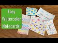 Watercolor Notecards YOU can Make (even if you aren't an artist) | Tutorial Tuesday Ep. 155