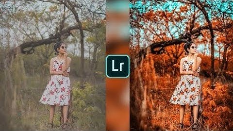 Lightroom red and blue effect photo editing tutorial | lightroom background colour change preset