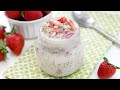 Strawberry Vanilla Overnight Oatmeal