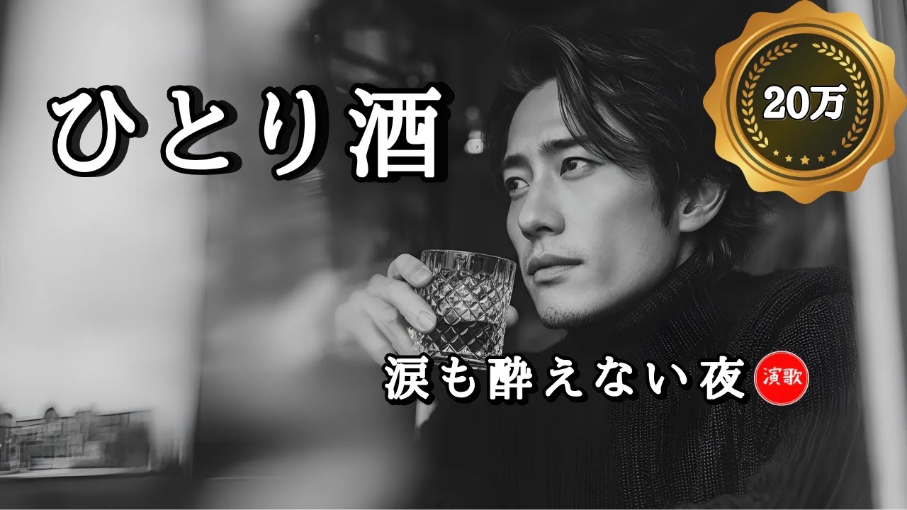 新曲 **ひとり酒 ** 涙も酔えない夜  #演歌 #歌謡曲 #懐メロ #名曲 #カラオケ