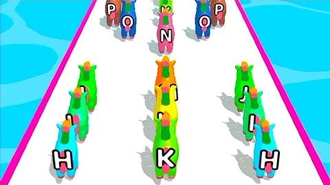 A-Z Run - All Levels Gameplay Walkthrough Android, iOS (Lvl 181-191)