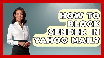 How To Block Sender In Yahoo Mail? - TheEmailToolbox.com
