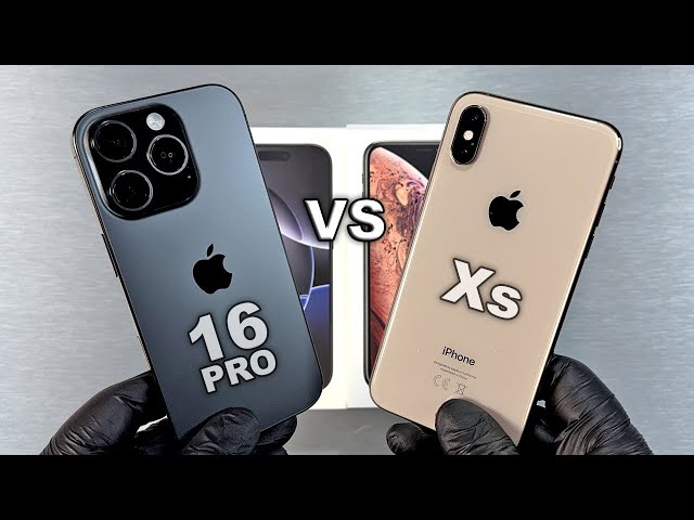 iPhone 16 Pro vs iPhone Xs COMPARISON! (Camera, Size, Differences
