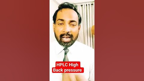 HPLC back pressure troubleshooting. #shorts #hplc