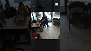 "Would be" robber ignored at Atlanta nail salon | ABC News