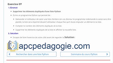 Supprimer les éléments dupliqués d’une liste Python