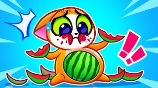 Baby, Don't Overeat🍕 Learning Songs for Kids🌟 Educational Cartoon by Paws&Play