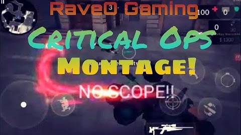 Critical Ops - NO SCOPE MONTAGE|Sniper 1v1|Sneak Peak Video!
