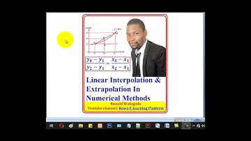 Linear Interpolation & Extrapolation In Numerical Methods.