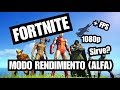 PROBAMOS FORTNITE EN MODO RENDIMIENTO (ALFA)  SIRVE? + FPS ?
