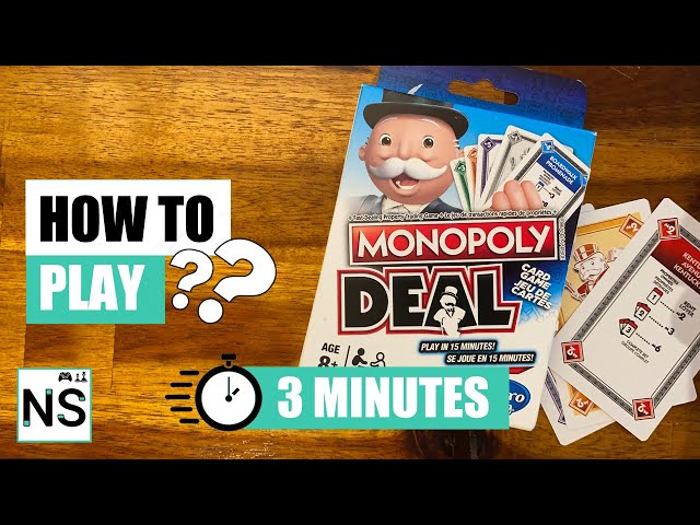 Monopoly Deal Playing Card Game – Parker Brothers Hasbro (Sealed Deck)