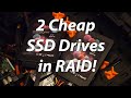 Double SSD / 2x SSD Drives In RAID0! Using 2 budget Mengmi 48GB SSD drives.