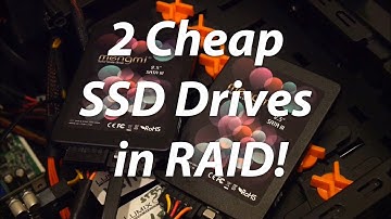 Double SSD / 2x SSD Drives In RAID0! Using 2 budget Mengmi 48GB SSD drives.