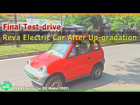 Reva Electric Car After Up-gradation II Final Test-drive