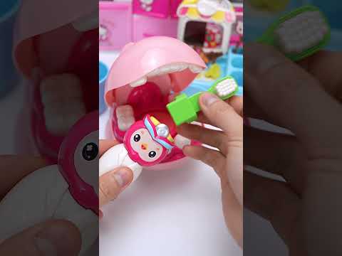 Satisfying Hippo Eat Corns and Dentist Set Toys | ASMR Unboxing with Bonnie