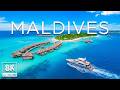 FLYING OVER MALDIVES (8K UHD) – Soothing Music Along With Beautiful Nature Video - 8K Video UHD