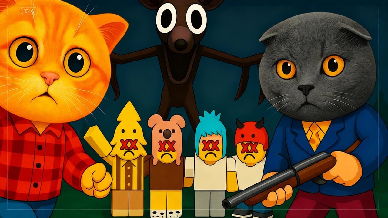 99 НОЧЕЙ В ЛЕСУ РОБЛОКС НЕ СПАСАЛИ ДЕТЕЙ А ВЕСЕЛИЛИСЬ В ЦИРКЕ С БАТТЕРС @kotbattersplay