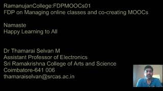 Feedback of Two Weeks FDP Program of RAMANUJAN COLLEGE