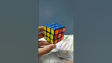 2 sided checkerboard pattern tutorial in 3x3 Rubik