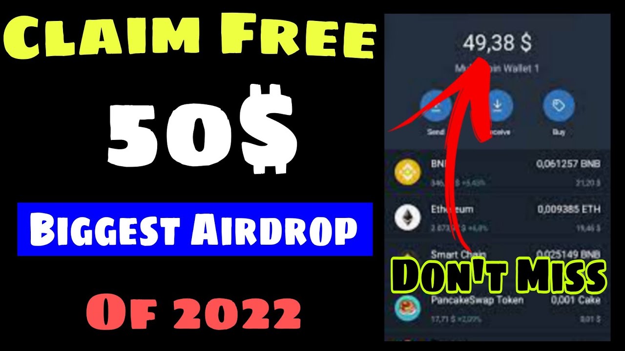 FREE 50$ Earn From Crypto Airdrop- Instant Withdrawal Airdrop 2022