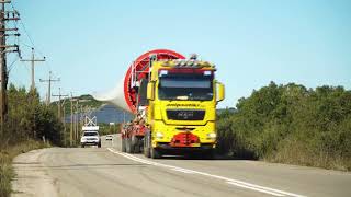 Installing the largest and most powerful wind turbines in Greece | Rokani wind park