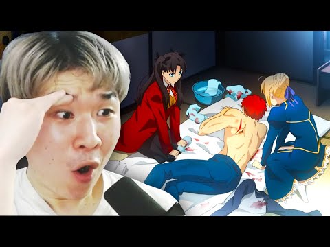 HOW COULD RIN AND SABER KILL SHIRO | Fate/Stay Night: Unlimited Blade Works Episode 4 REACTION