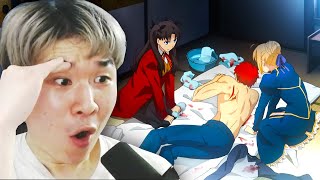 HOW COULD RIN AND SABER KILL SHIRO | Fate/Stay Night: Unlimited Blade Works Episode 4 REACTION