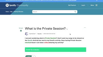 How to ENABLE SPOTIFY PRIVATE SESSION?