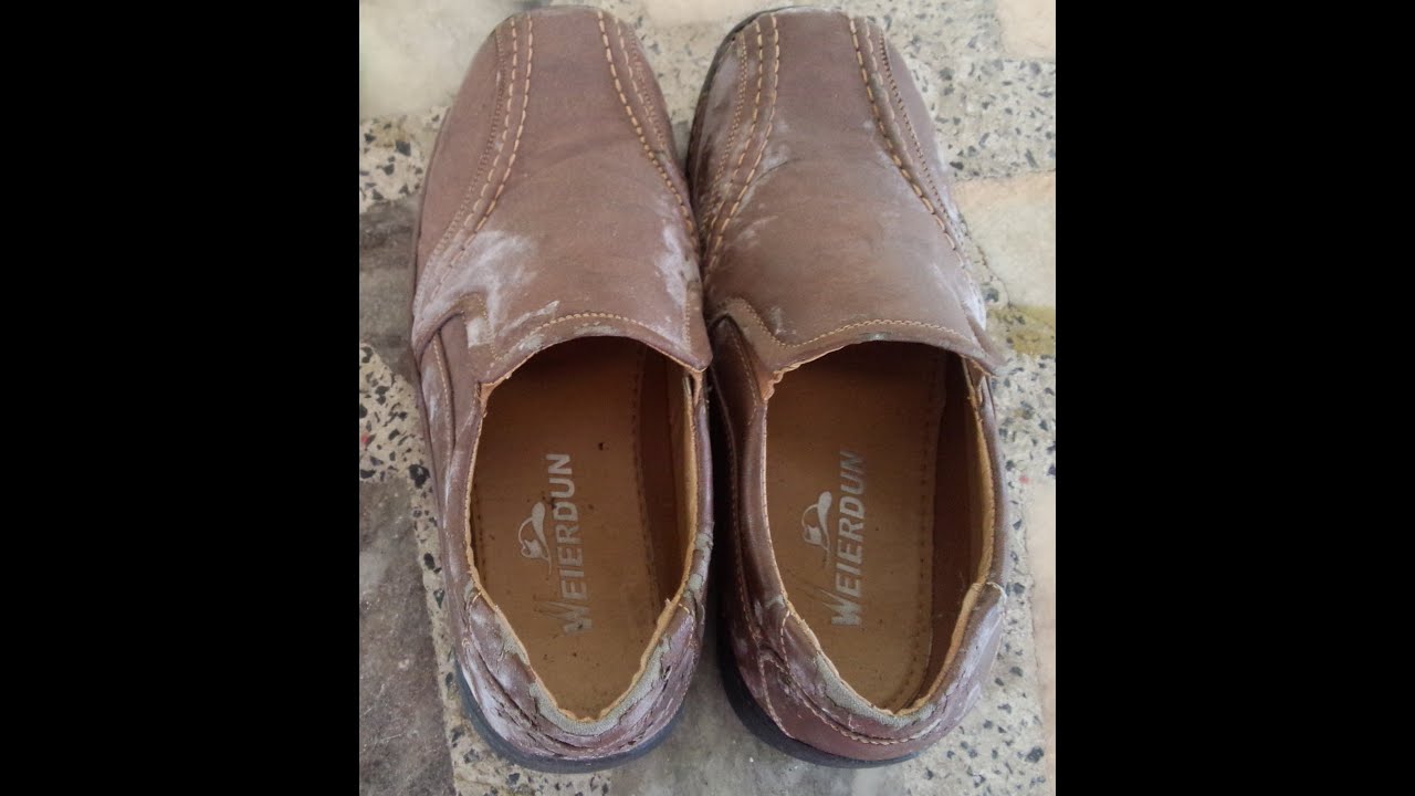 how to remove mold from leather shoes 