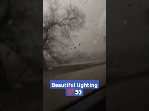 Beautiful Lighting Sight During Thunderstorm In Gary IND Shorts Weather 