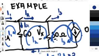 mesh analysis with current sources example 3