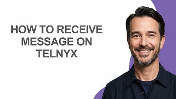 How to Receive Message on Telnyx - KevinHowTo